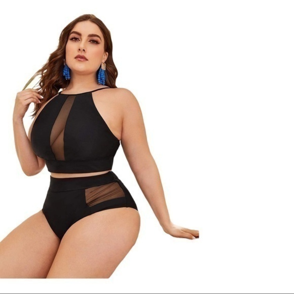 2 piece swim suit plus size XL‎